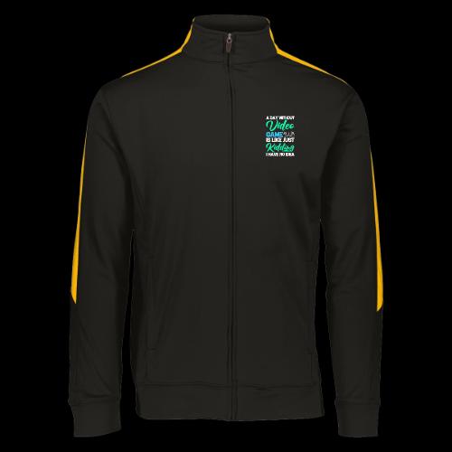 A Day Without Gaming? No Idea! - Augusta Sportswear Unisex 2.0 Medalist Jacket