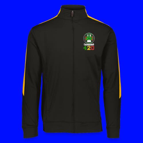 Lighthearted 420 Organic Ganja Weed Marijuana Desi - Augusta Sportswear Unisex 2.0 Medalist Jacket