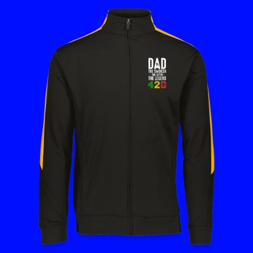 Gleeful Smoking dad The smoker the myth the legend - Augusta Sportswear Unisex 2.0 Medalist Jacket