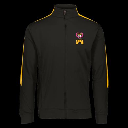 Game On! Pink Heart Controller - Augusta Sportswear Unisex 2.0 Medalist Jacket