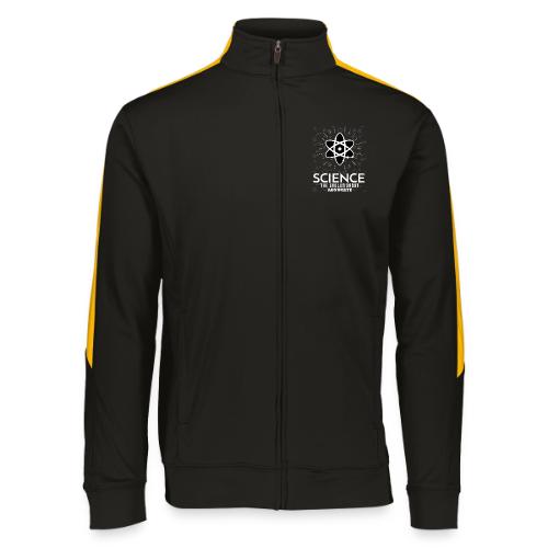 Science The Evolutionary Advocate White Design - Augusta Sportswear Unisex 2.0 Medalist Jacket
