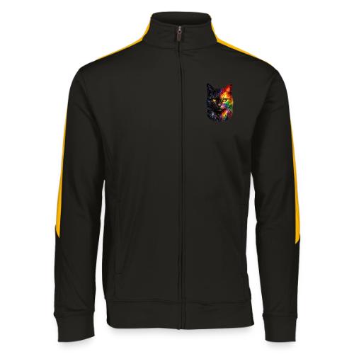 Cosmic Galaxy Rainbow Cat - Augusta Sportswear Unisex 2.0 Medalist Jacket