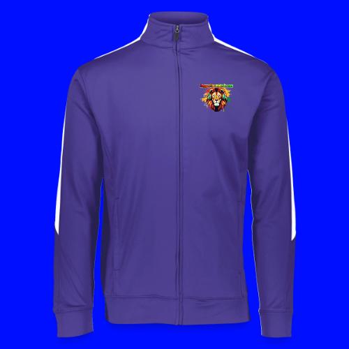 Reggae lion head music vibrant rasta dj art tee - Augusta Sportswear Unisex 2.0 Medalist Jacket