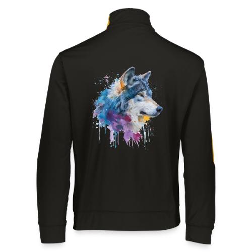 Splash-Art Wolf Head - Augusta Sportswear Unisex 2.0 Medalist Jacket