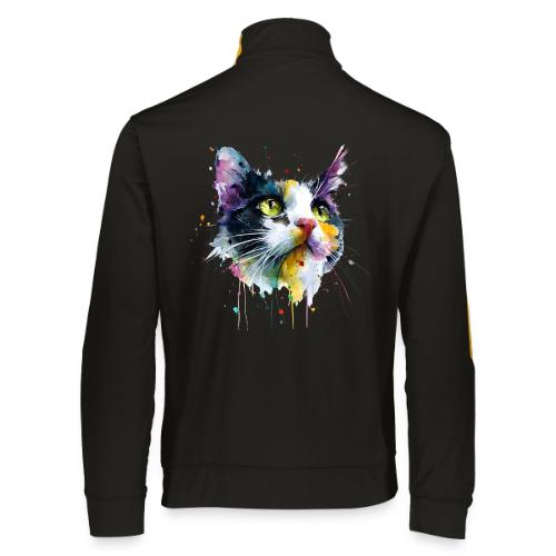 Cat: Painted Purr Expression - Augusta Sportswear Unisex 2.0 Medalist Jacket