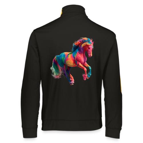 Colorful Paint Splatter Horse Art - Augusta Sportswear Unisex 2.0 Medalist Jacket