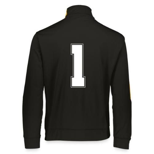 White Number 1 – Varsity Font - Augusta Sportswear Unisex 2.0 Medalist Jacket