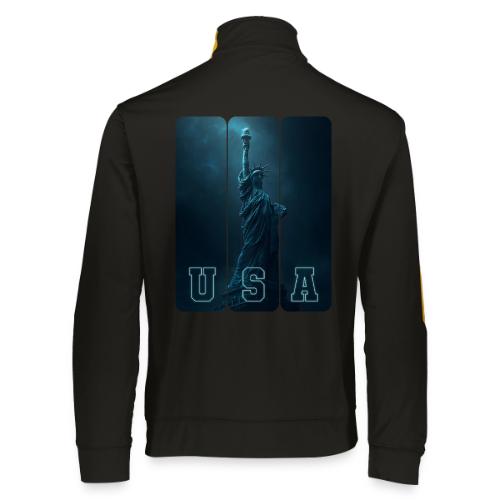 Neon Liberty USA Triptych - Augusta Sportswear Unisex 2.0 Medalist Jacket