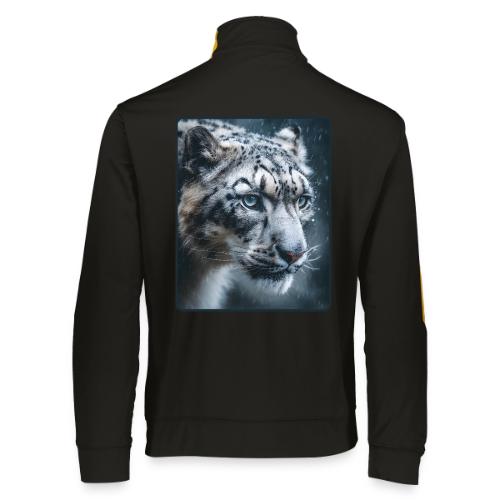 Snow Leopard Blue Eyes Design - Augusta Sportswear Unisex 2.0 Medalist Jacket