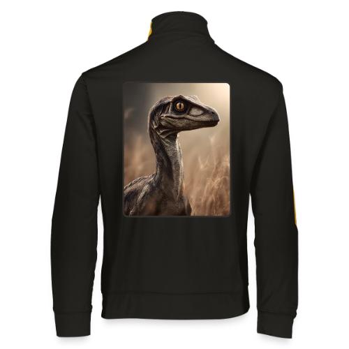 Velociraptor Feathered Portrait Design - Augusta Sportswear Unisex 2.0 Medalist Jacket