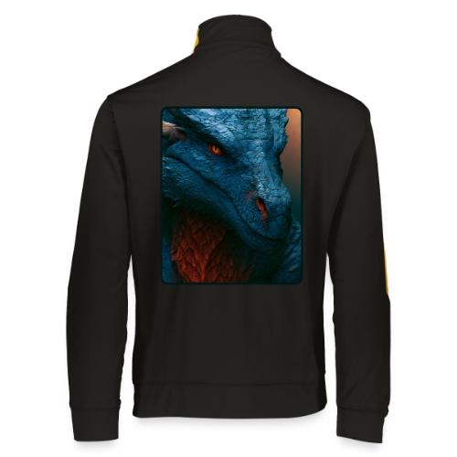 Turquoise Dragon Fire Eye Design - Augusta Sportswear Unisex 2.0 Medalist Jacket