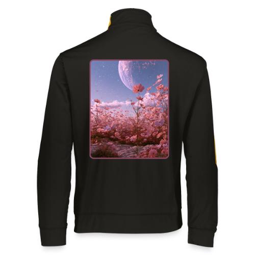 Cosmic Moon & Cosmos Flowers Art - Augusta Sportswear Unisex 2.0 Medalist Jacket