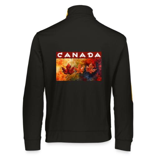 Painted Canada Leaves - Augusta Sportswear Unisex 2.0 Medalist Jacket