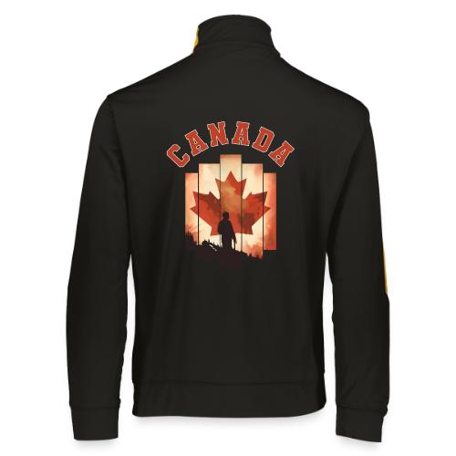 Proud Canadian Shadow - Augusta Sportswear Unisex 2.0 Medalist Jacket