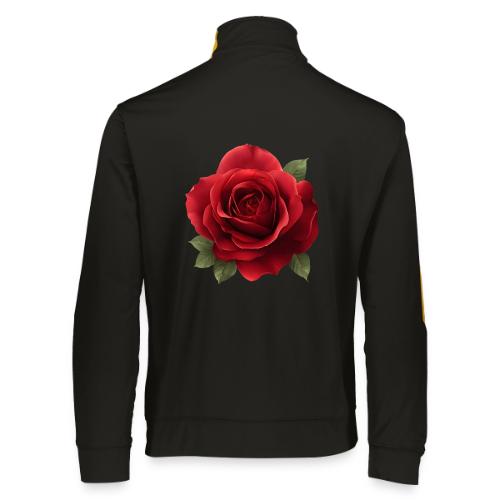 Rose: Crimson Bloom Elegance - Augusta Sportswear Unisex 2.0 Medalist Jacket