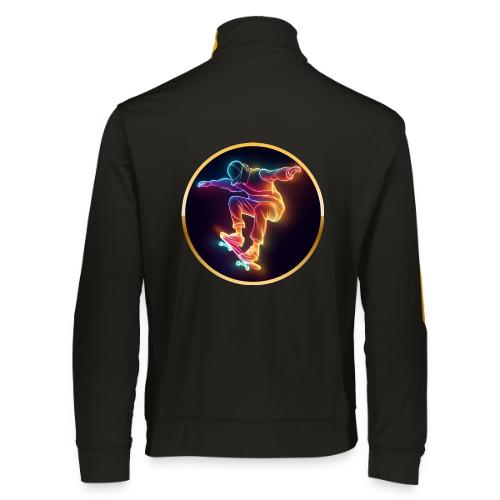 Skateboarding: Midnight Neon Skater - Augusta Sportswear Unisex 2.0 Medalist Jacket