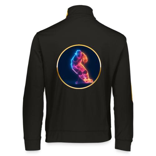 Hockey: Neon Hockey Sketch - Augusta Sportswear Unisex 2.0 Medalist Jacket