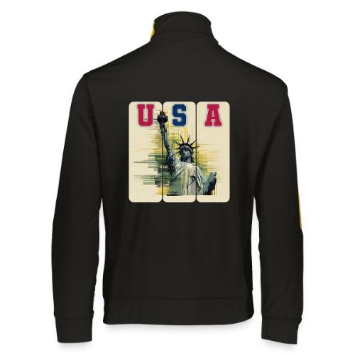 Art illustration of the Statue of Liberty - Augusta Sportswear Unisex 2.0 Medalist Jacket