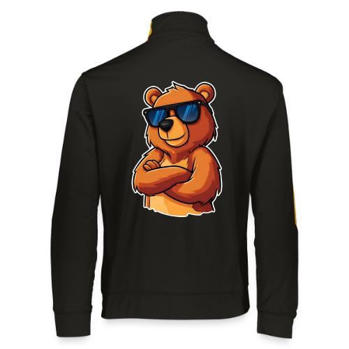 Cool Bear Sunglasses Cartoon Design - Augusta Sportswear Unisex 2.0 Medalist Jacket