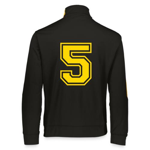 Number 5 in a classic athletic collegiate font - Augusta Sportswear Unisex 2.0 Medalist Jacket