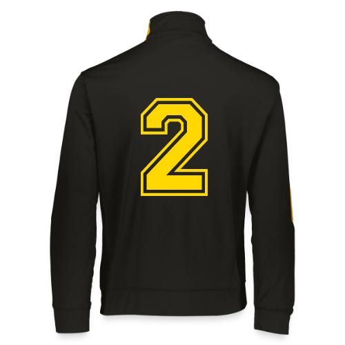 Number 2 in a classic athletic collegiate font - Augusta Sportswear Unisex 2.0 Medalist Jacket
