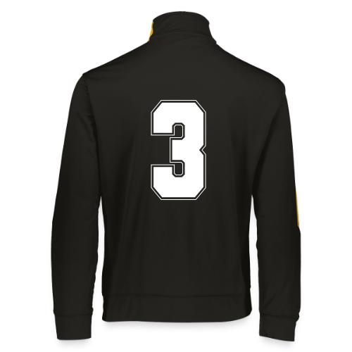 White Number 3 – Varsity Font - Augusta Sportswear Unisex 2.0 Medalist Jacket