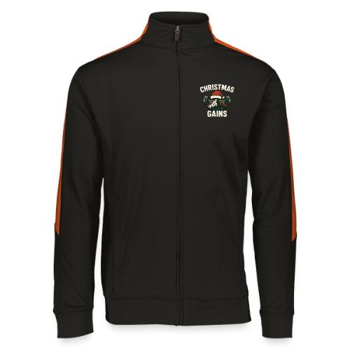 Christmas Gains – Santa Barbell Power - Augusta Sportswear Unisex 2.0 Medalist Jacket