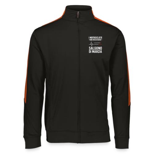 Motorcyclists Never Age Heartbeat Design - Augusta Sportswear Unisex 2.0 Medalist Jacket
