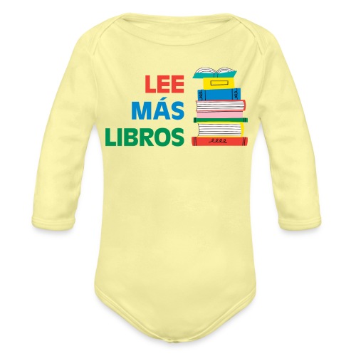 Lee Más Libros - Organic Long Sleeve Baby Bodysuit