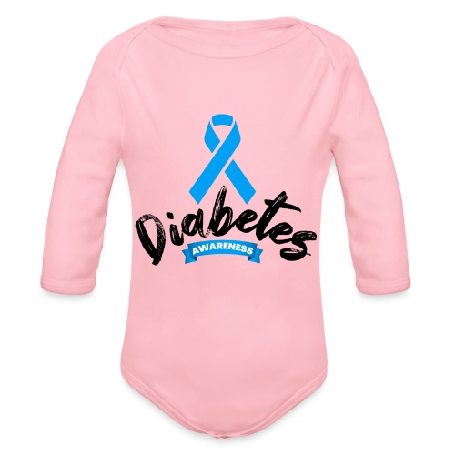 Diabetes Awareness - Organic Long Sleeve Baby Bodysuit