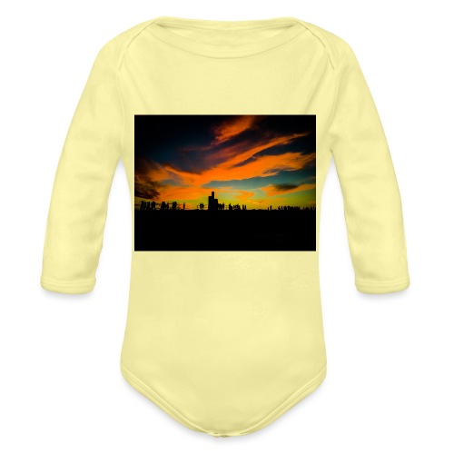 Cottesloe Beach - Organic Long Sleeve Baby Bodysuit