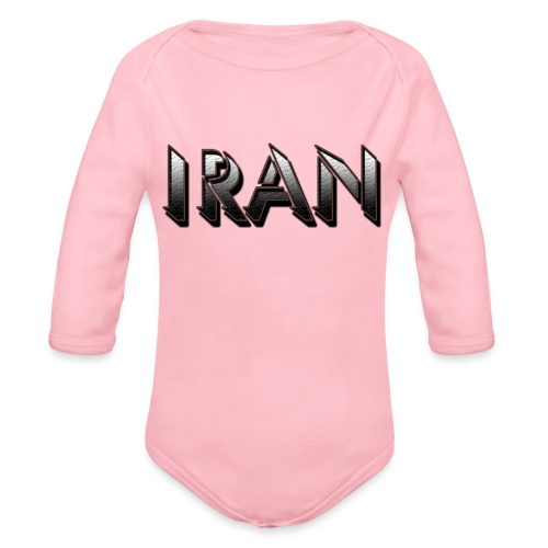 Iran 8 - Organic Long Sleeve Baby Bodysuit
