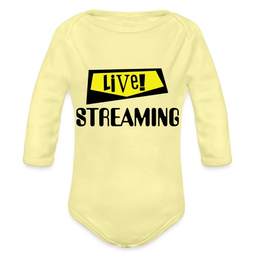 Live Streaming - Organic Long Sleeve Baby Bodysuit