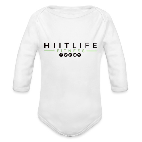 HLFLogosocial - Organic Long Sleeve Baby Bodysuit