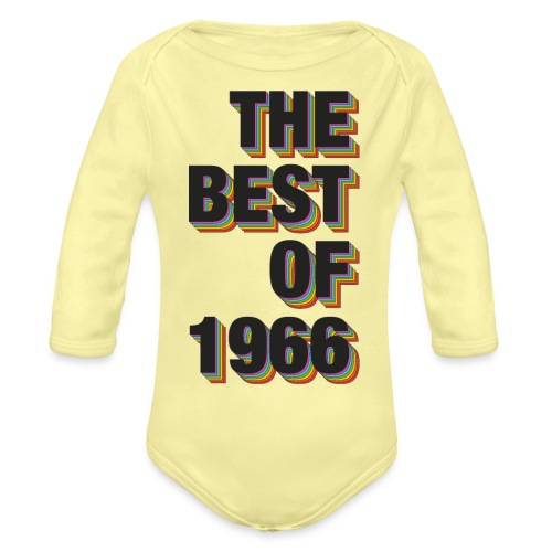 The Best Of 1966 - Organic Long Sleeve Baby Bodysuit