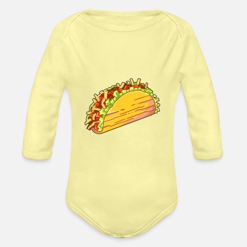Taco - Organic Long Sleeve Baby Bodysuit