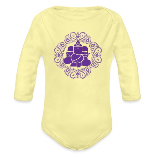 Ganesh Love - Organic Long Sleeve Baby Bodysuit