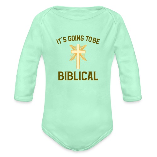 Biblical - Organic Long Sleeve Baby Bodysuit