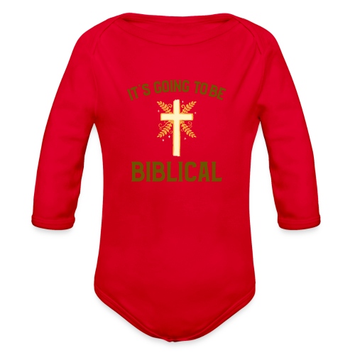 Biblical - Organic Long Sleeve Baby Bodysuit