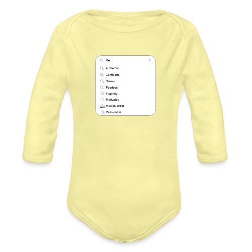 Search Me - Organic Long Sleeve Baby Bodysuit