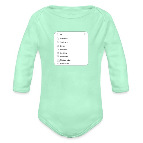 Search Me - Organic Long Sleeve Baby Bodysuit