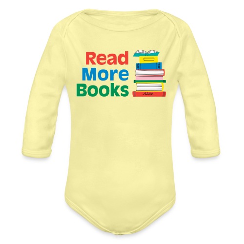 Read More Books - Organic Long Sleeve Baby Bodysuit