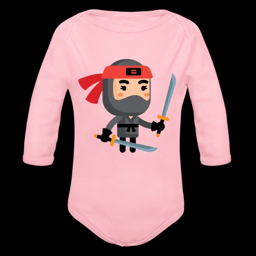 Ninja Lvl 3 - Organic Long Sleeve Baby Bodysuit
