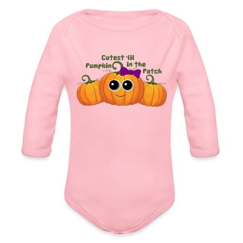'lil Pumpkin - Organic Long Sleeve Baby Bodysuit