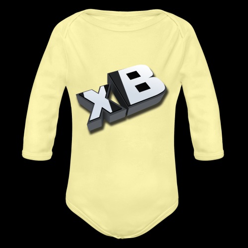 xB Logo - Organic Long Sleeve Baby Bodysuit