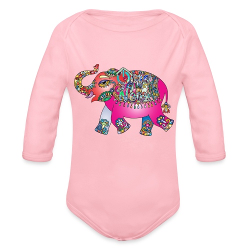 Elefante ON - Organic Long Sleeve Baby Bodysuit