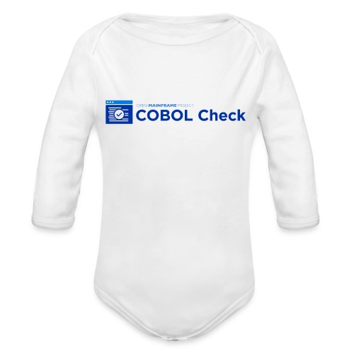 COBOL Check - Organic Long Sleeve Baby Bodysuit