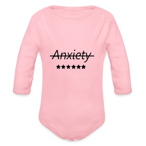End Anxiety - Organic Long Sleeve Baby Bodysuit