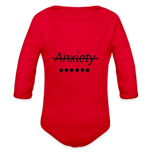 End Anxiety - Organic Long Sleeve Baby Bodysuit