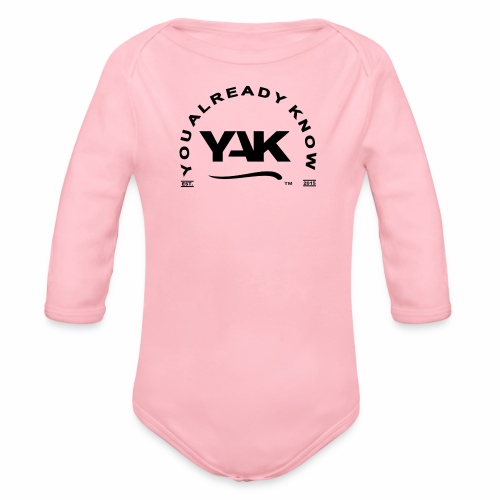 YAK Logos 10 - Organic Long Sleeve Baby Bodysuit